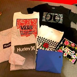 Boys vans/Hurley lot